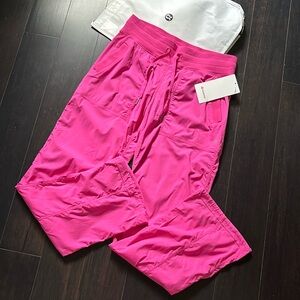 LULULEMON DANCE STUDIO PANTS IN SONIC PINK SZ 8 NWT